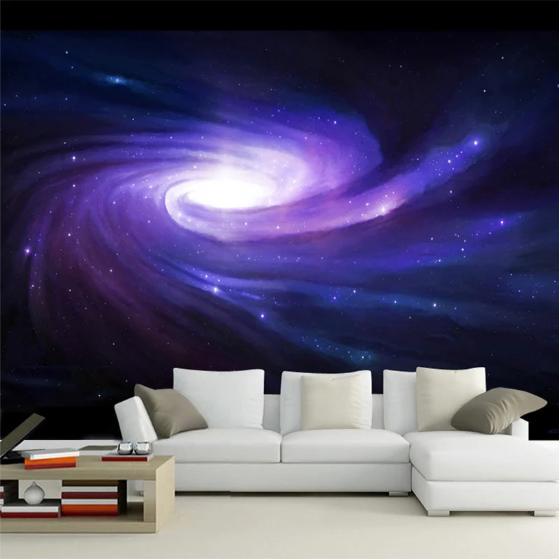 Galaxy Home Textiles - Custom 3D Galaxy Space Wall Mural