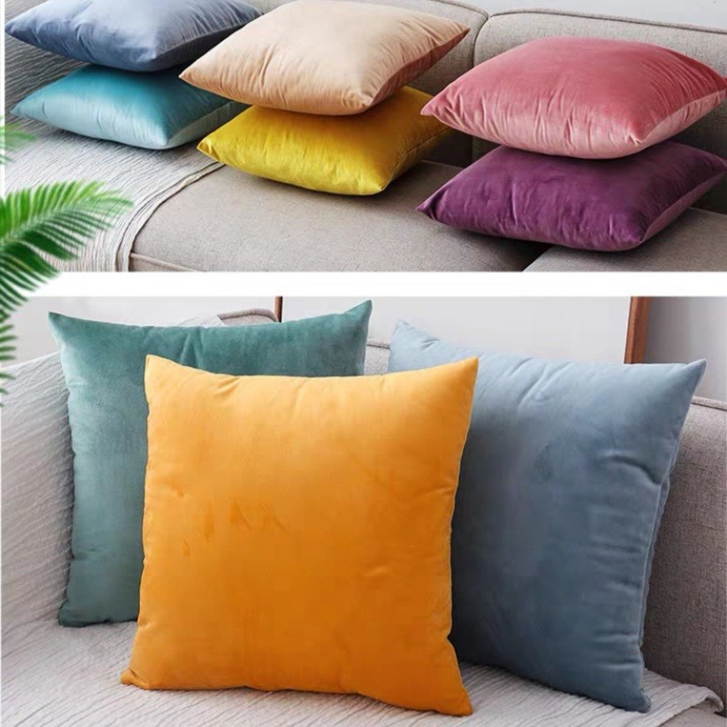 Pillow Insert 18X18 - Dutch Velvet Solid Color Car Seat