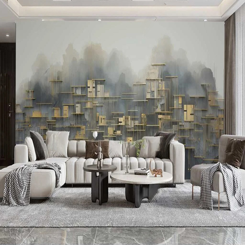Custom Photo Mural Modern Styl - đánh giá và giá Home Textiles City