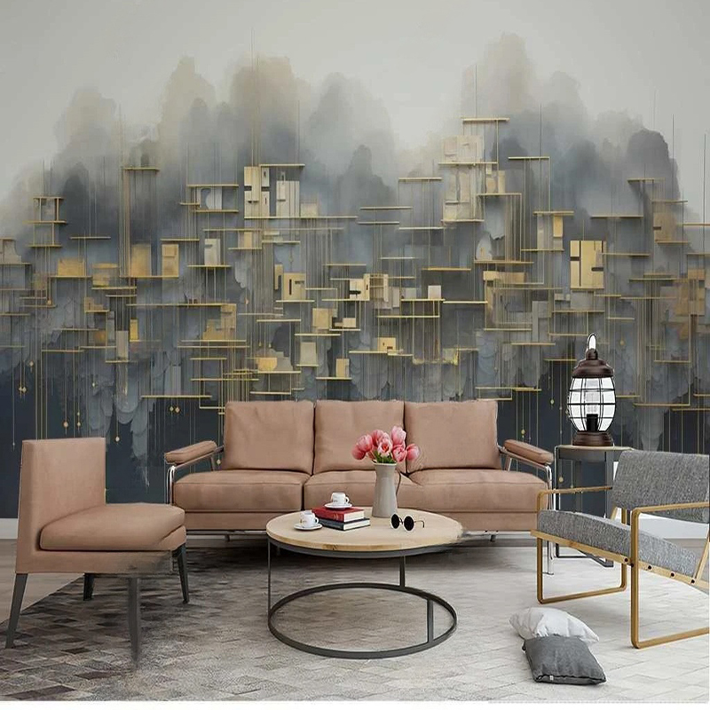 Custom Photo Mural Modern Styl - đánh giá và giá Home Textiles City
