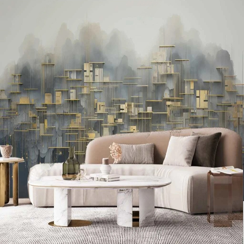 Custom Photo Mural Modern Styl - đánh giá và giá Home Textiles City