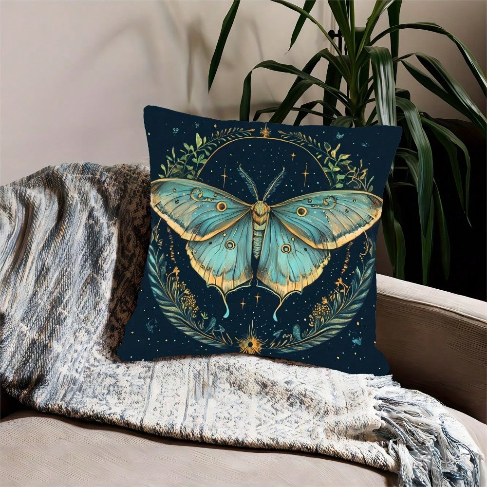 1pc 18x18 Inch Bohemian Moth & - đánh giá và giá Pillow Insert 18X18