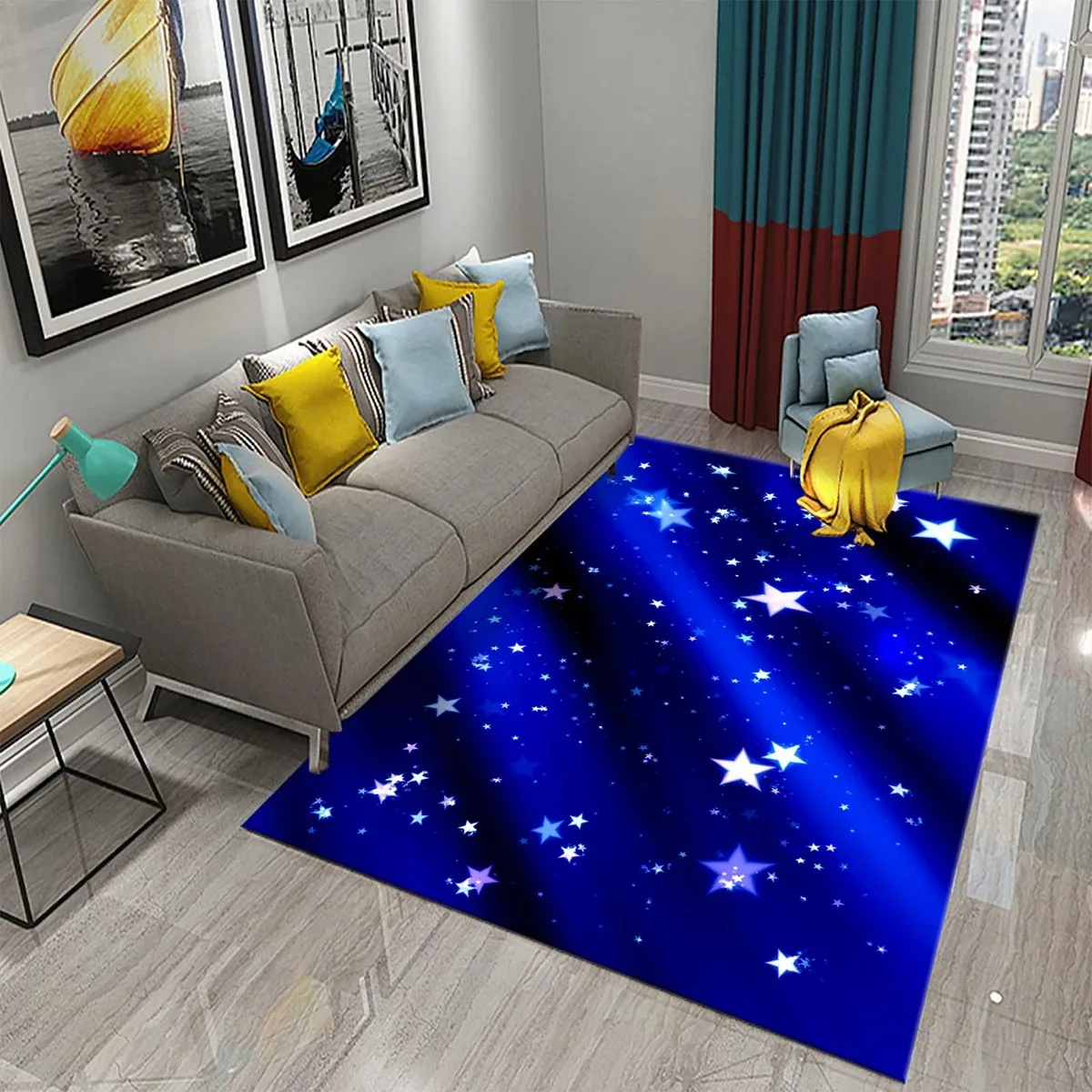 Star Carpet Space Galaxy Area  - đánh giá và giá Galaxy Home Textiles