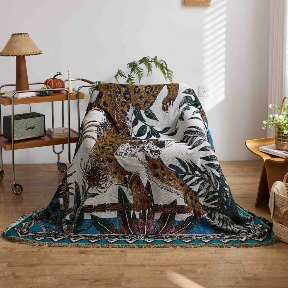 Textile City Leopard Tapestry  - đánh giá và giá Home Textiles City