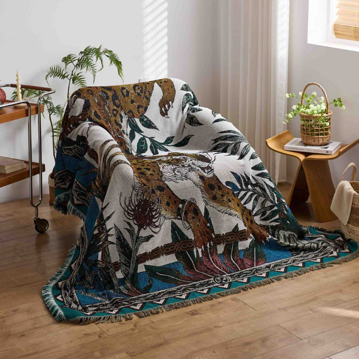 Textile City Leopard Tapestry  - đánh giá và giá Home Textiles City