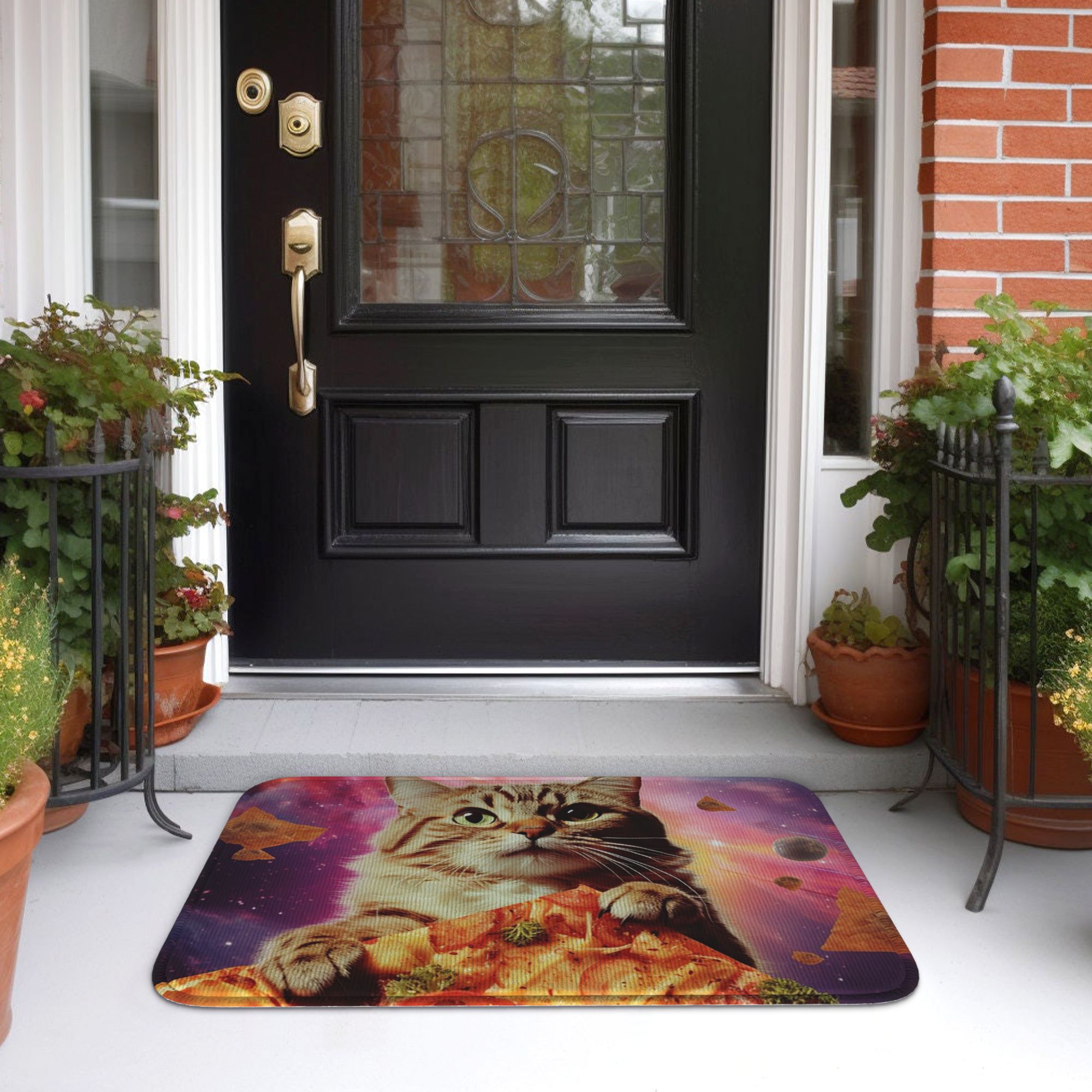 Meme Cat Galaxy Space Pizza Ju - đánh giá và giá Galaxy Home Textiles