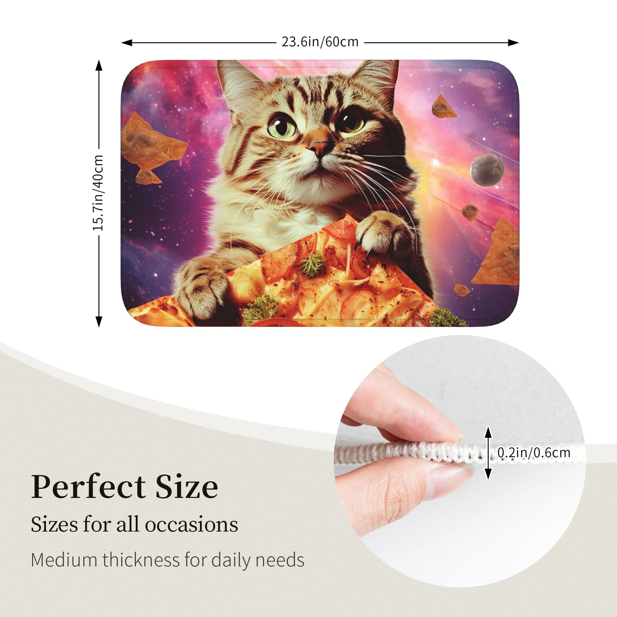Meme Cat Galaxy Space Pizza Ju - đánh giá và giá Galaxy Home Textiles