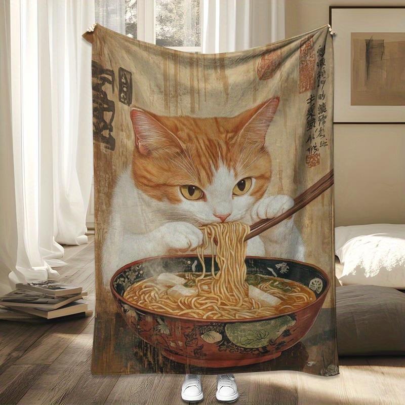 Anime image of a yellow cat Fl - đánh giá và giá Home Textiles Images