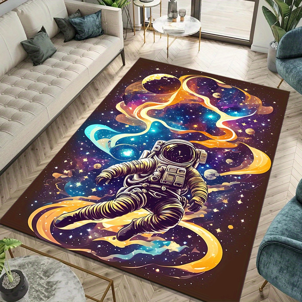 Spaceman Area Rug – Polyester  - đánh giá và giá Galaxy Home Textiles