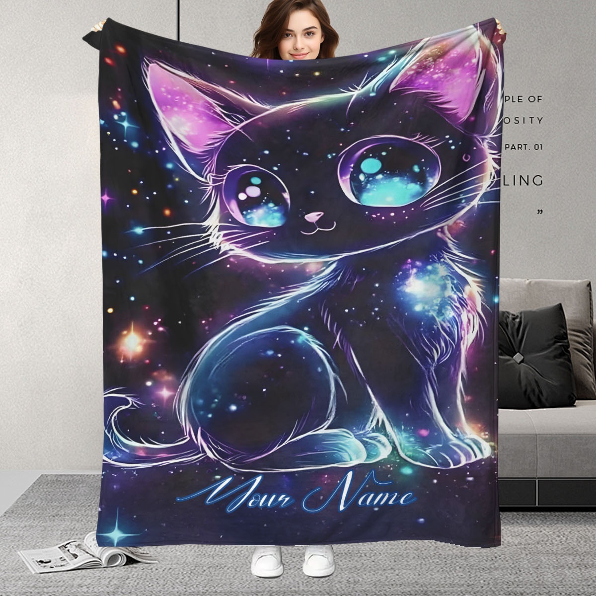 Customizable Name Galaxy Cat P - đánh giá và giá Galaxy Home Textiles