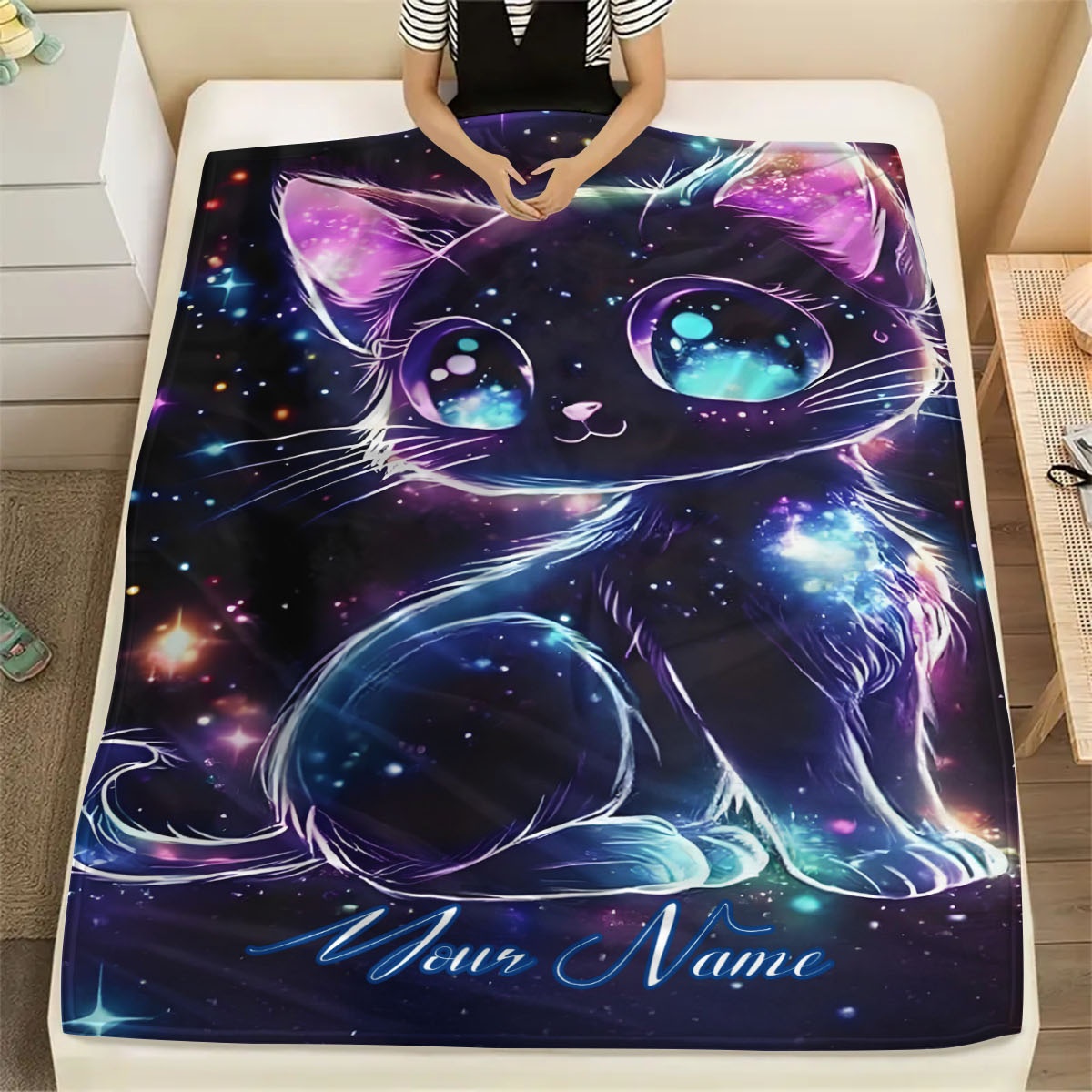 Customizable Name Galaxy Cat P - đánh giá và giá Galaxy Home Textiles