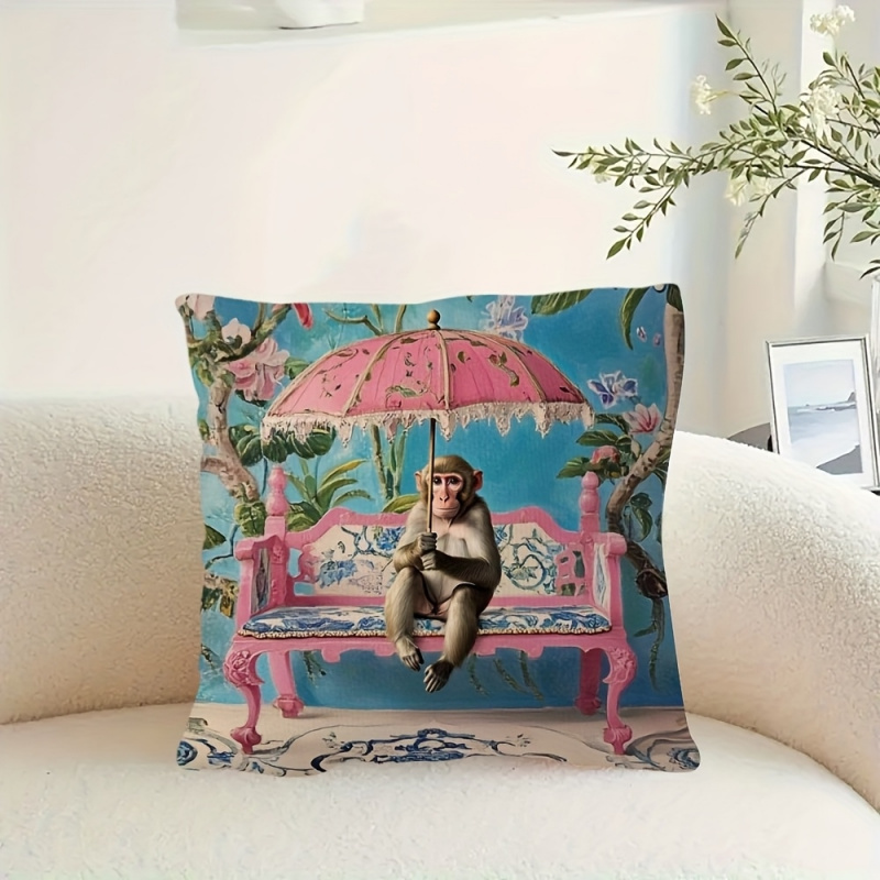 1pc, Retro Pink Chinese-Style  - đánh giá và giá Pillow Insert 18X18
