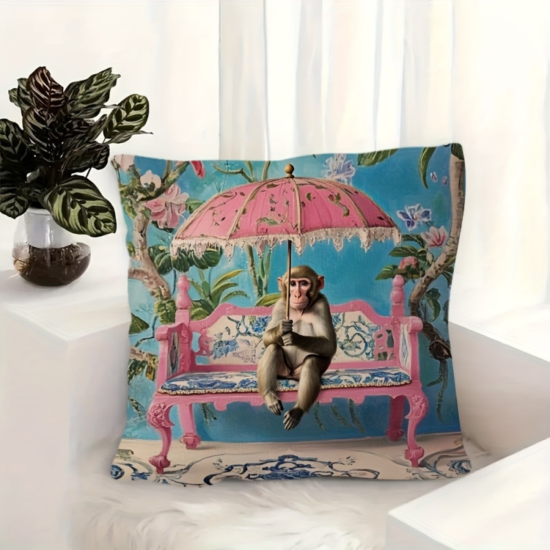 1pc, Retro Pink Chinese-Style  - đánh giá và giá Pillow Insert 18X18