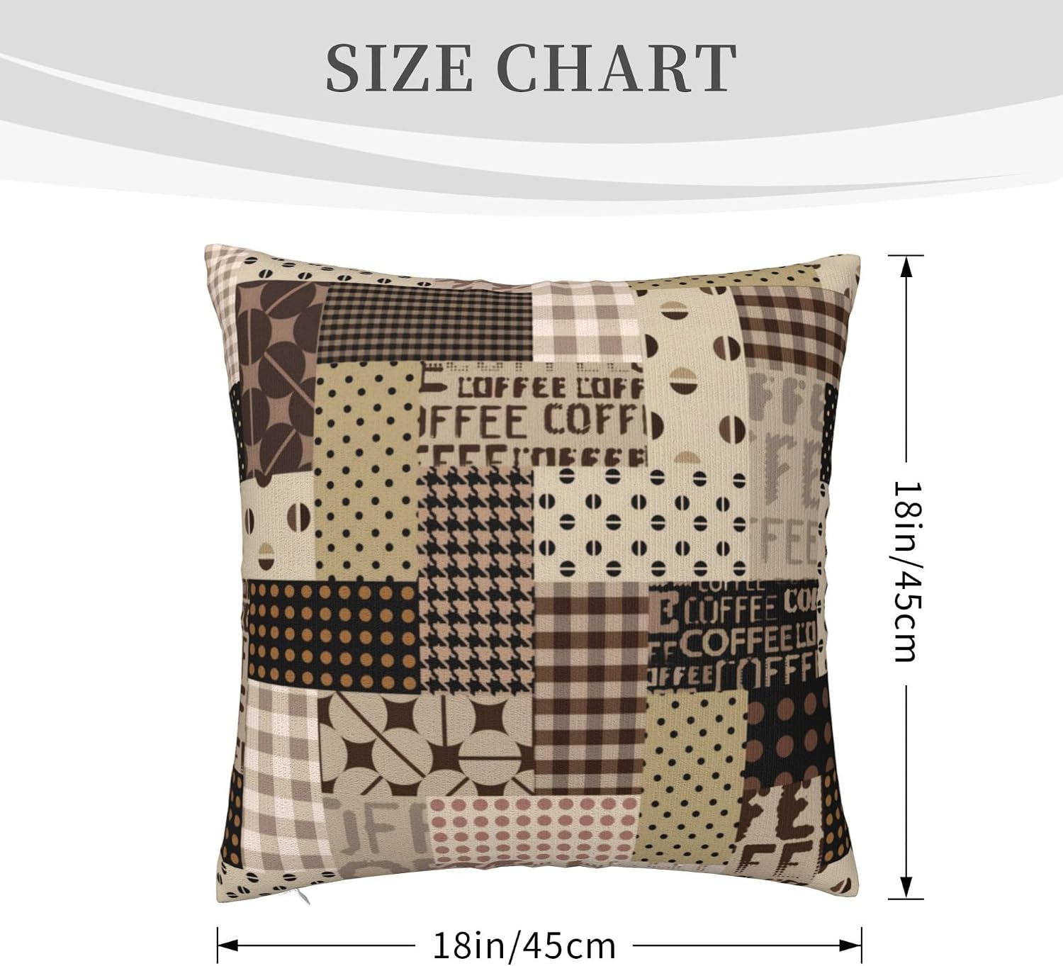 Coffee Time Throw Pillow Cover - đánh giá và giá Pillow Insert 18X18