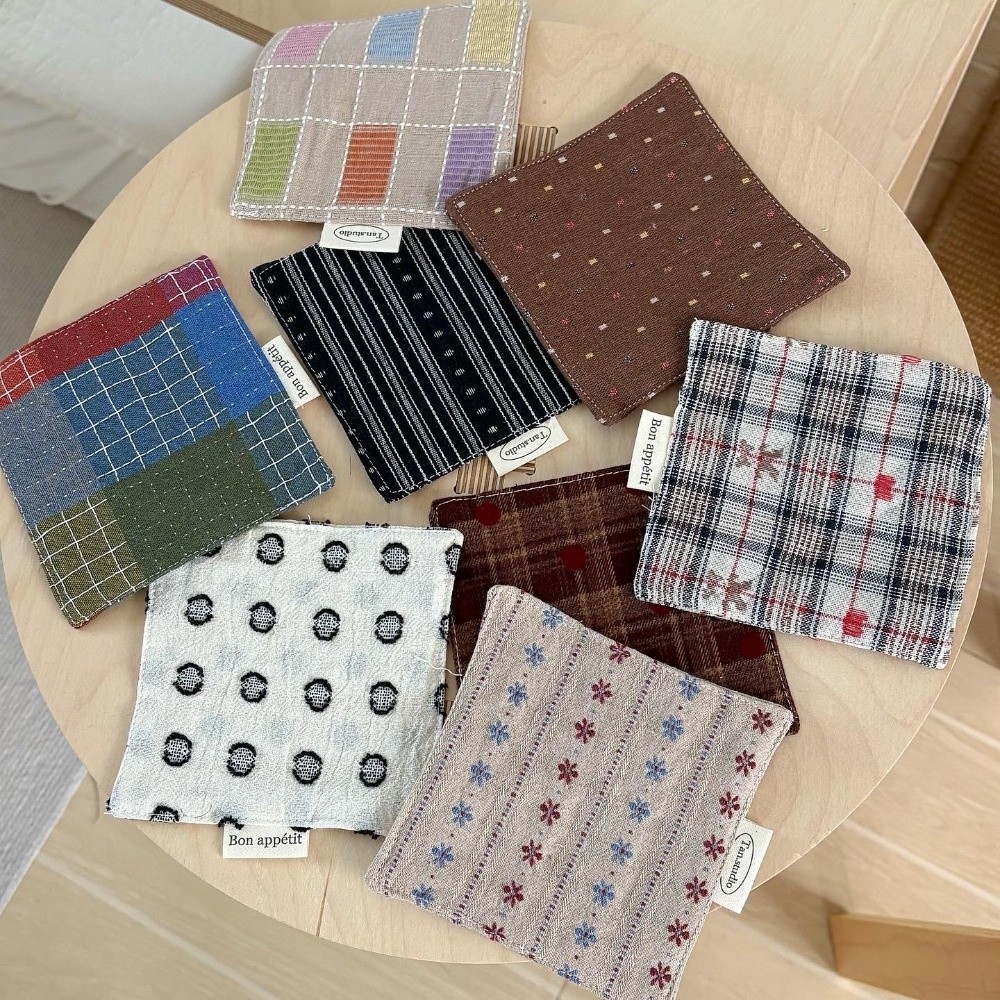 New Colored Water Cup Mat Cott - đánh giá và giá Home Textiles Discount