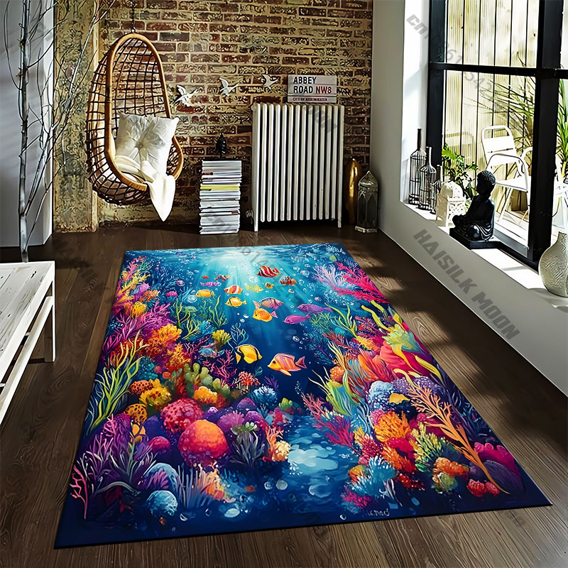 Underwater city with vibrant c - đánh giá và giá Home Textiles City