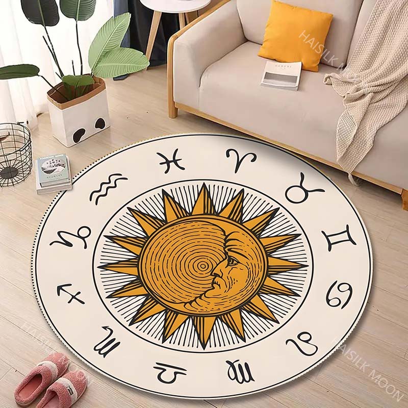 1PC Zodiac signs around sun im - đánh giá và giá Home Textiles Images