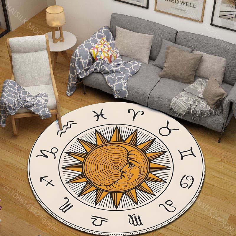 1PC Zodiac signs around sun im - đánh giá và giá Home Textiles Images