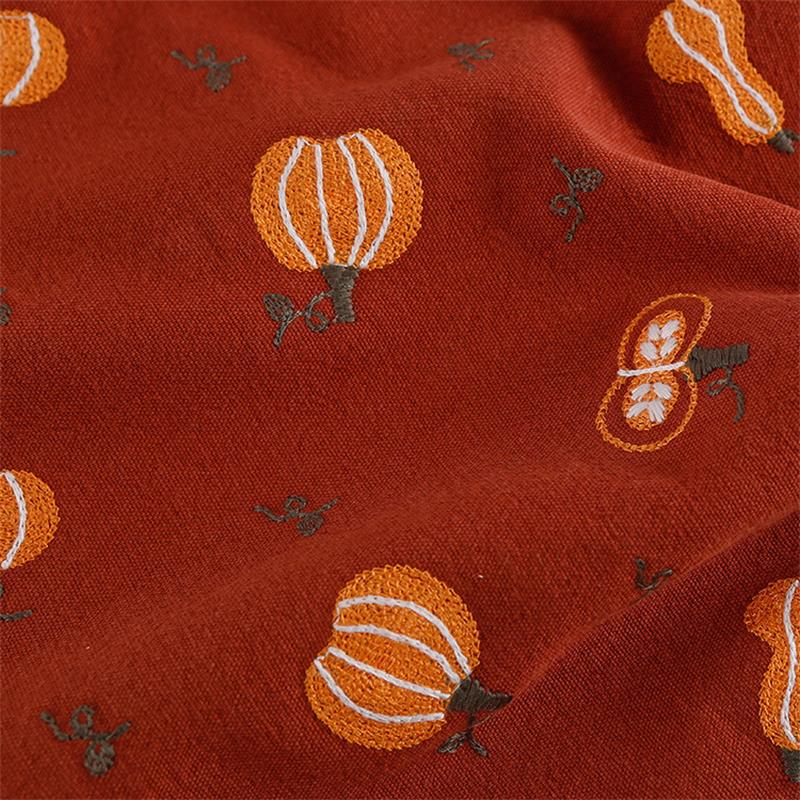 Cotton Linen Pumpkin Embroider - đánh giá và giá Home Textiles Discount