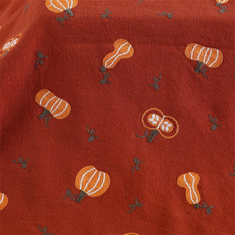 Cotton Linen Pumpkin Embroider - đánh giá và giá Home Textiles Discount