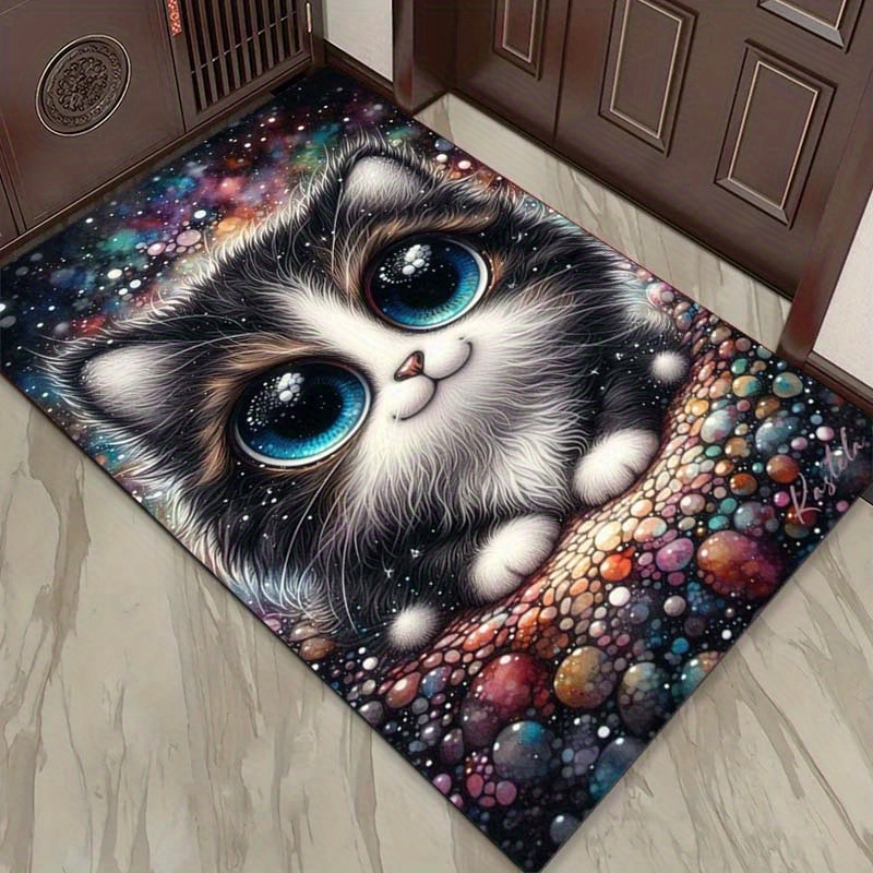 Galaxy Cat Rug for Cozy Bedroo - đánh giá và giá Galaxy Home Textiles