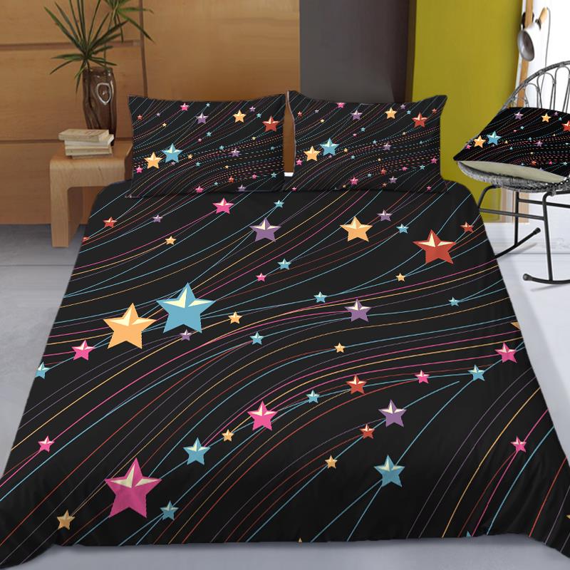 Stars Bedding Set Night Sky Ki - đánh giá và giá Galaxy Home Textiles
