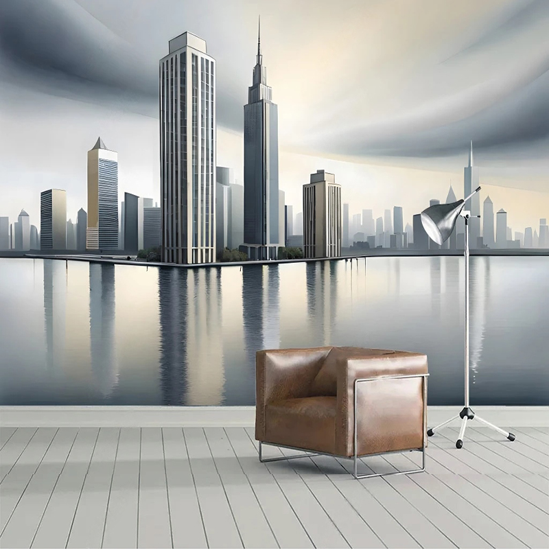 Custom 3D Wall Mural Geometric - đánh giá và giá Home Textiles City