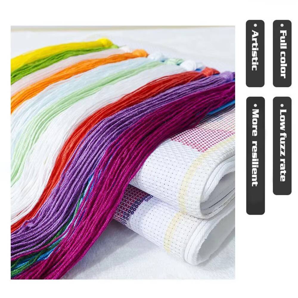 HUACAN Cross Stitch Kits Rose  - đánh giá và giá Home Textiles Discount