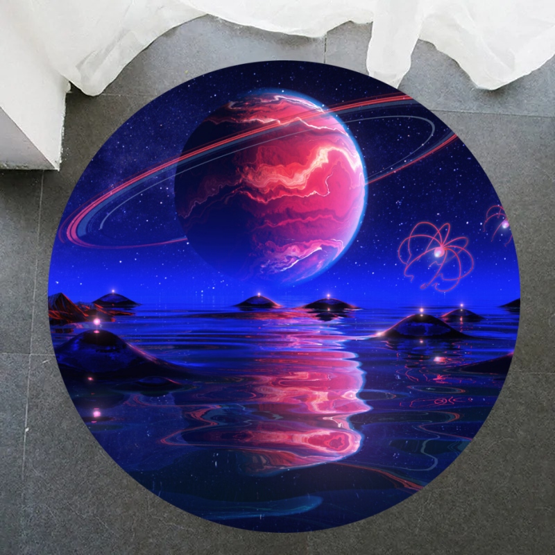 Galaxy Round Rug Universe Spac - đánh giá và giá Galaxy Home Textiles