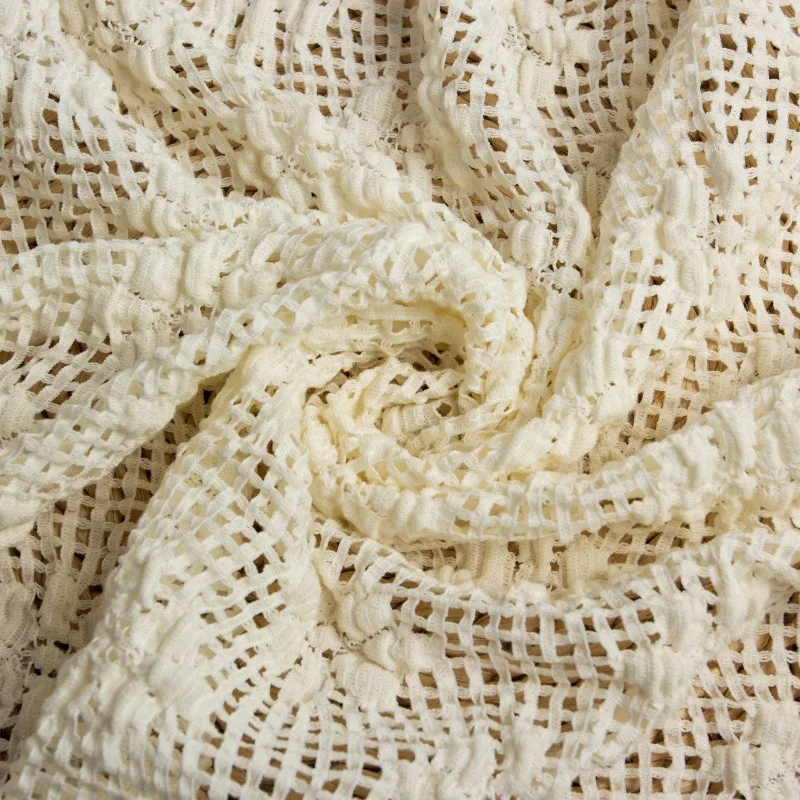 Bubble ruched jacquard lace fa - đánh giá và giá Home Textiles Discount