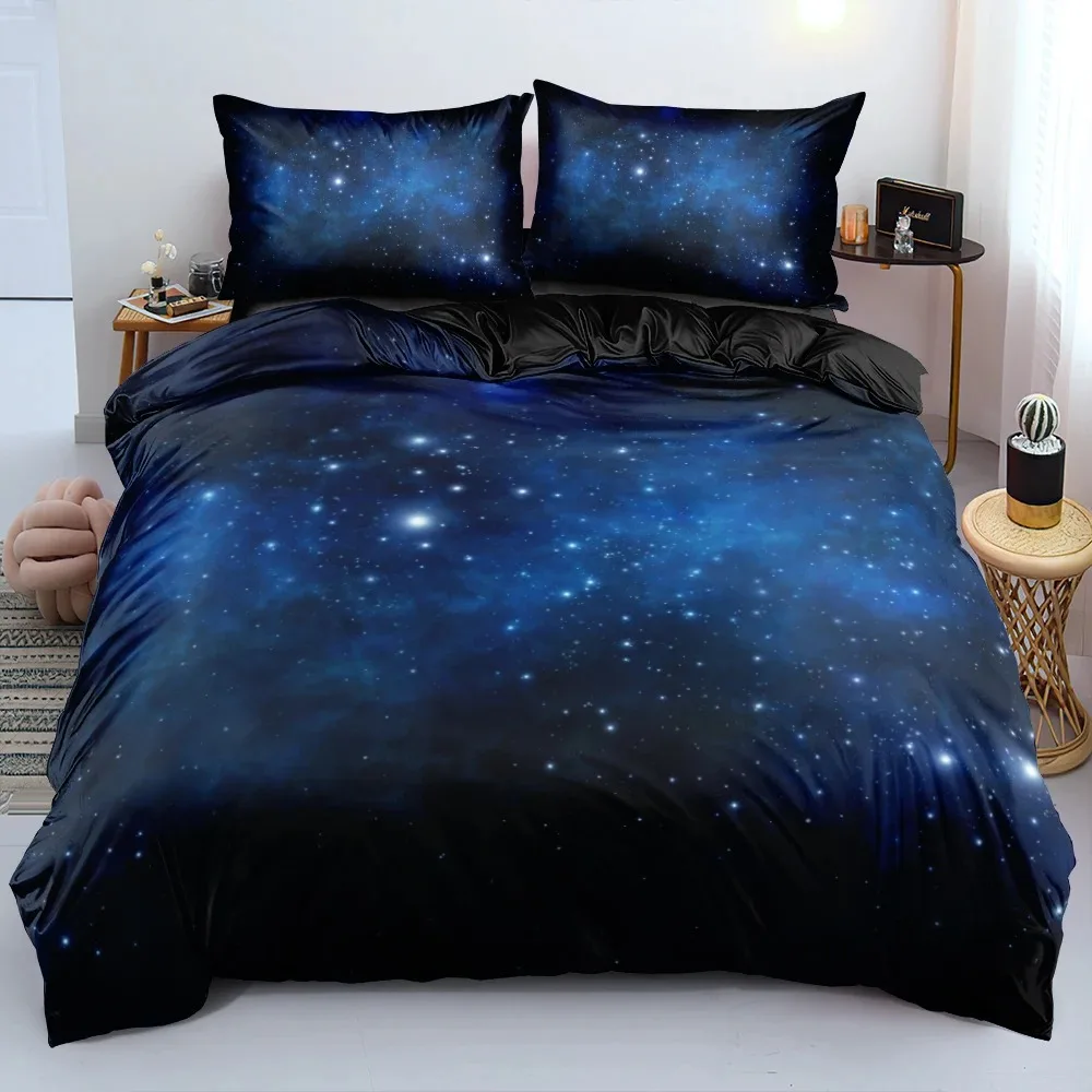 Luxury Galaxy Dark Blue Comfor - đánh giá và giá Galaxy Home Textiles